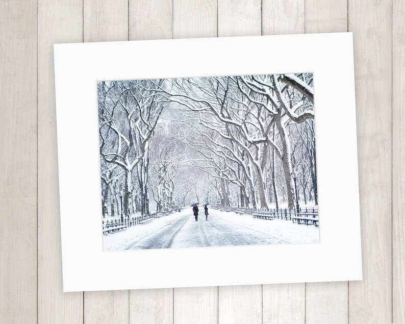 New York City Wall Art Central Park Print Winter in New Etsy