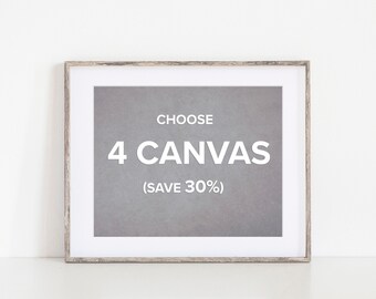 Any 4 Canvas, Save up to 35%