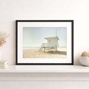 Malibu Prints, California Beach Art, Lifeguard Tower Picture, Beach Photography, Landscape Wall Art - 'Malibu Lifeguard Tower' image 9