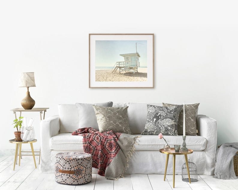 Malibu Prints, California Beach Art, Lifeguard Tower Picture, Beach Photography, Landscape Wall Art - 'Malibu Lifeguard Tower' image 16
