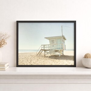 Malibu Prints, California Beach Art, Lifeguard Tower Picture, Beach Photography, Landscape Wall Art - 'Malibu Lifeguard Tower' image 13