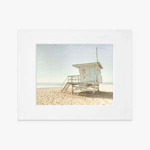 Malibu Prints, California Beach Art, Lifeguard Tower Picture, Beach Photography, Landscape Wall Art - 'Malibu Lifeguard Tower' image 4