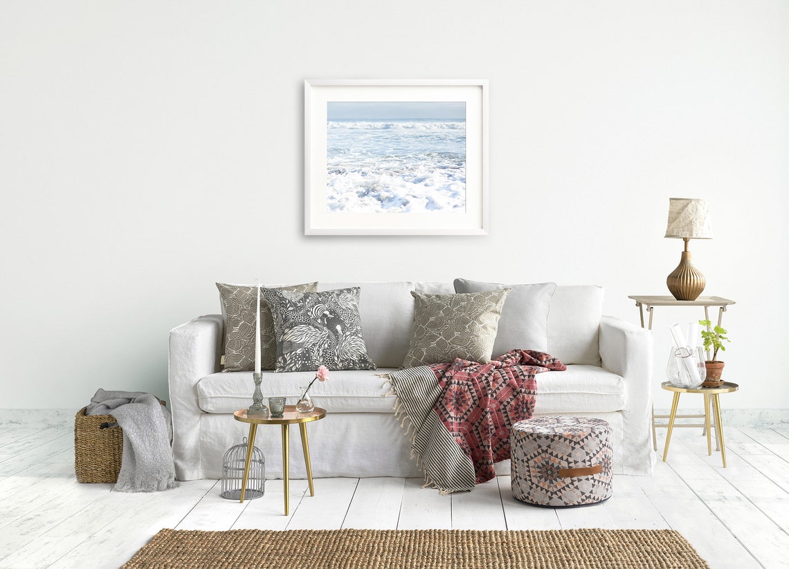 Beach Photography Blue Ocean Wall Art Nautical Wall Decor Etsy