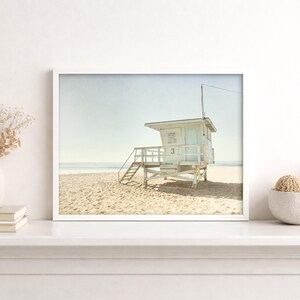 Malibu Prints, California Beach Art, Lifeguard Tower Picture, Beach Photography, Landscape Wall Art - 'Malibu Lifeguard Tower' image 12