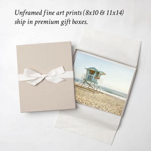 Impresiones de San Diego, Arte de la playa de Carlsbad, Imagen de la torre de salvavidas, Fotografía de playa, Arte mural de paisajes - 'Torre de salvavidas de Carlsbad' imagen 5