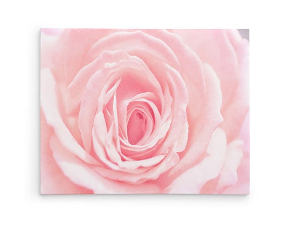 SALE 60 Off Pink Rose Canvas 16x20 Inches Pink Kitchen Art