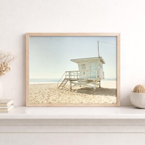 Malibu Prints, California Beach Art, Lifeguard Tower Picture, Beach Photography, Landscape Wall Art - 'Malibu Lifeguard Tower' image 11