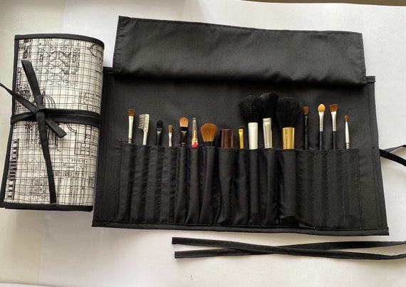 MAC Brush Roll Bag - Rolled Cosmetic Brushes Holder - Large New In Package