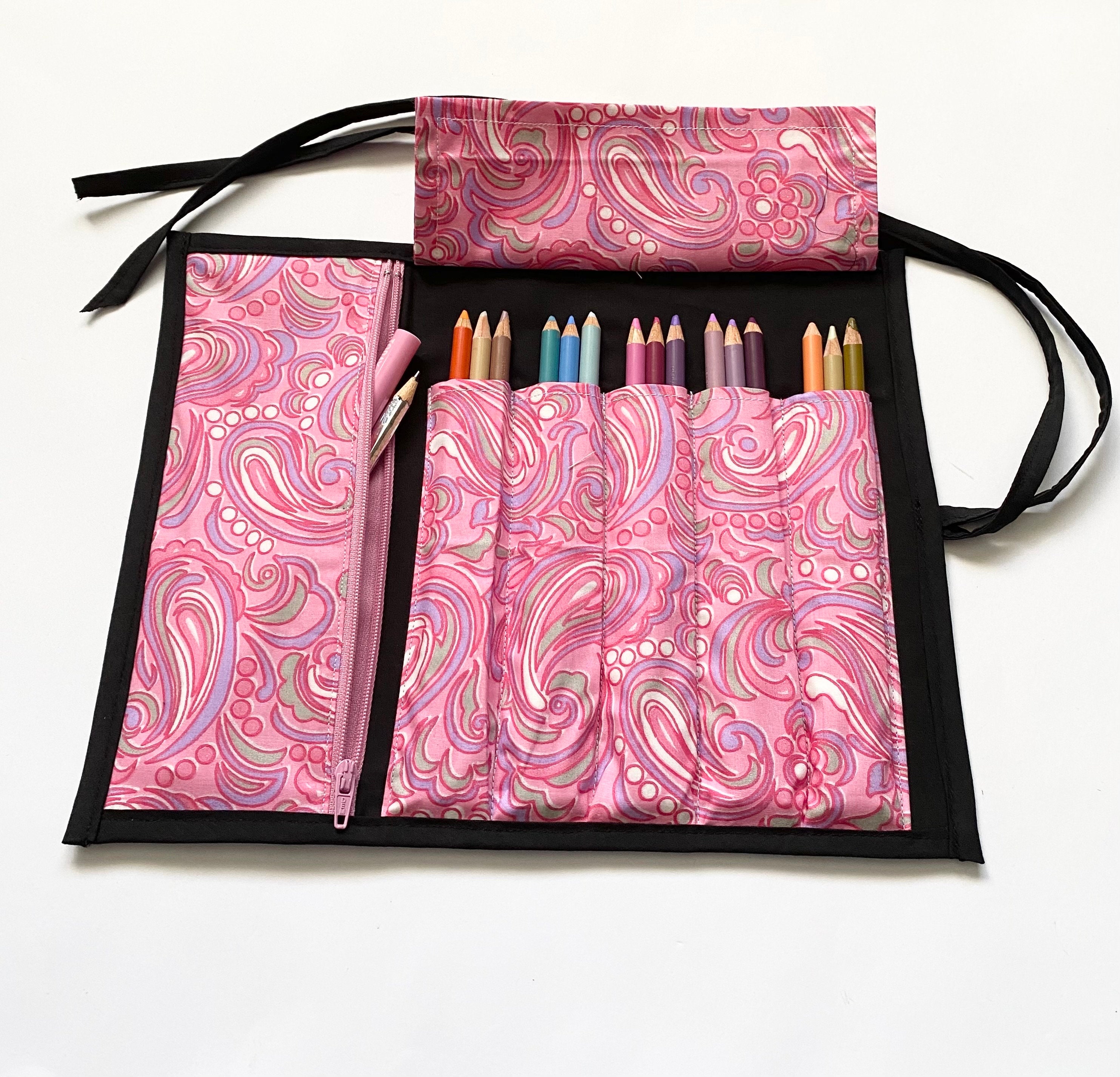 Angoo Classic Pocket Pencil Case Canvas School Supplies Storage