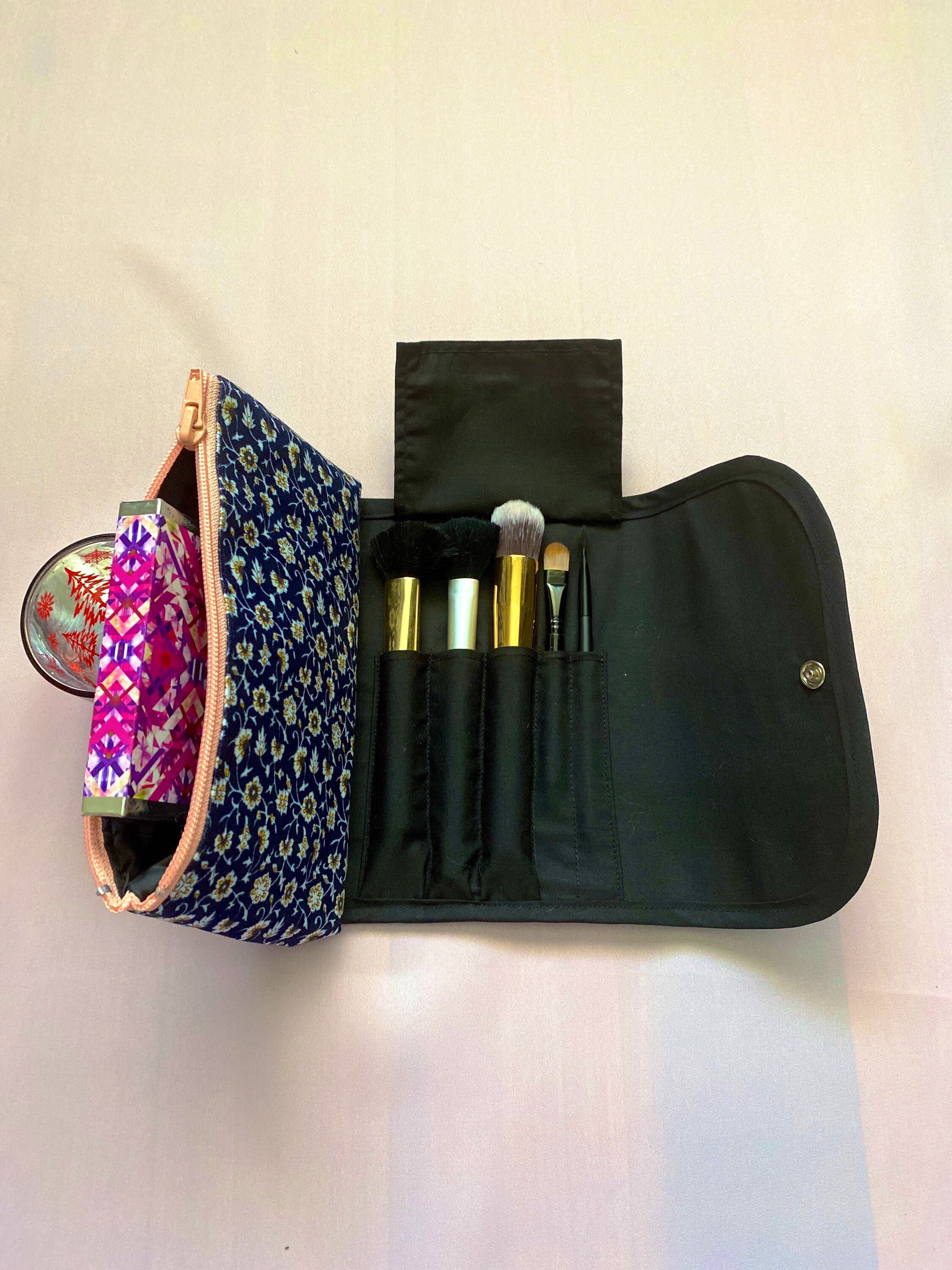 Two Piece Travel Brush Case Portable Makeup Brush Holder Travel