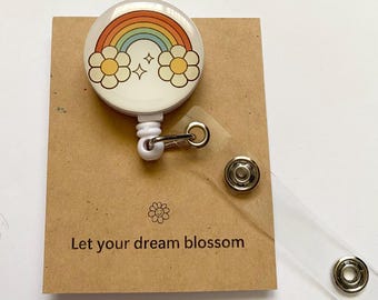 Card Holder for Worker, Badge Reel for Kids, Doctor, Nurse, Student, Retractable Badge, ID Badge, great gift