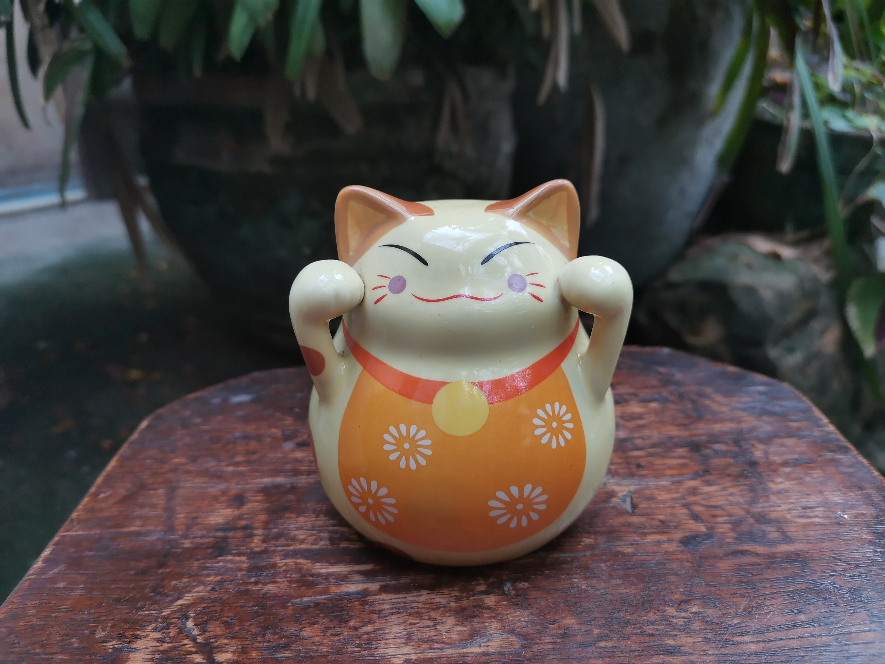 Tokoname Maneki neko Gold Japanese Lucky cat Piggy bank any size Made in  Japan - Manekineko Ai