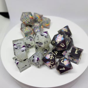 Sparkle Pride Dice - Set of 7 Gaming Dice