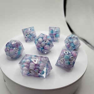 Pride Bead Dice - Set of 7 Gaming Dice