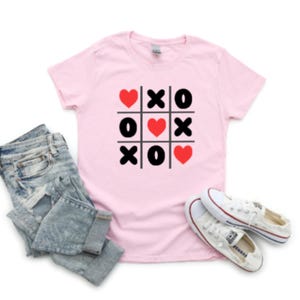 XOXO Tic Tac Toe Valentine Shirt