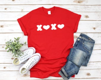 Chemise XOXO Saint-Valentin