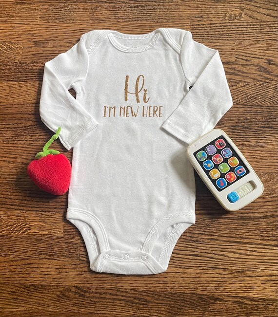 Hi I'M New Here Onesie