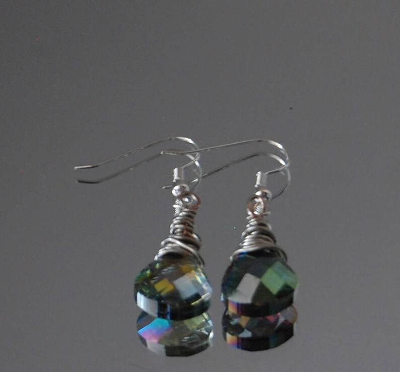 Wire Wrapped Earrings image 2