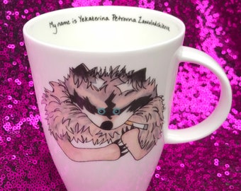Katya Zamolodchikova &quot;My name is Yekaterina Petrovna Zamolodchikova but your dad just calls me Katya&quot; mug - Rupaul&#39;s Drag Race
