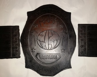 Championship Belt Plates. Tribute. Heavyweight. Plastic/Resin