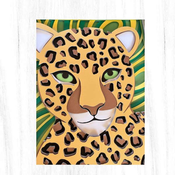 3d Leopard svg, Leopard Shadow Box svg, Shadow Box svg, Leopard spots svg, Botanical svg 3d Leopard svg, Leopard Shadow Box svg, Shadow Box svg, Leopard spots svg, Botanical svg