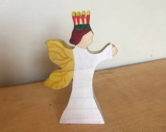 White Lady Figure, Waldorf Toy,