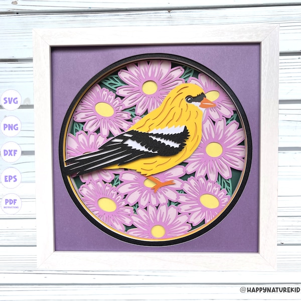 3d Gold Finch shadow box svg, 3d Bird shadow box svg, 3d svg, 3d Layered svg, Svg files for Cricut, 3d Mandala svg, 3d Cardstock svg 3d Gold Finch shadow box svg, 3d Bird shadow box svg, 3d svg, 3d Layered svg, Svg files for Cricut, 3d Mandala svg, 3d Cardstock svg