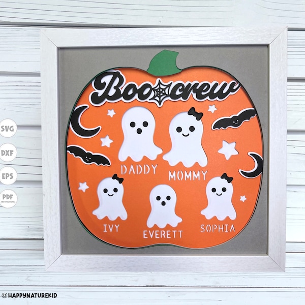 Personalized Ghost Family Shadow Box svg, Ghost Family sign, Shadow Box svg, Personalized Ghost Family svg, Cricut svg Personalized Ghost Family Shadow Box svg, Ghost Family sign, Shadow Box svg, Personalized Ghost Family svg, Cricut svg