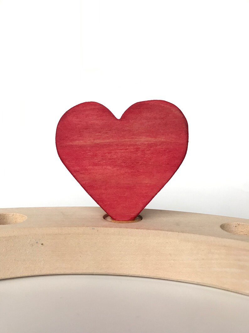 Geburtstag Ring Ornament Holz Herz Waldorf Geburtstag Herz Etsy