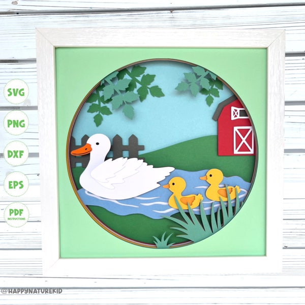 3d Duck Farm shadow box svg, 3d Farm svg, 3d Farm shadow box svg, 3d layered svg, Farm Nursery decor, 3d Files for Cricut, 3d Duck svg 3d Duck Farm shadow box svg, 3d Farm svg, 3d Farm shadow box svg, 3d layered svg, Farm Nursery decor, 3d Files for Cricut, 3d Duck svg