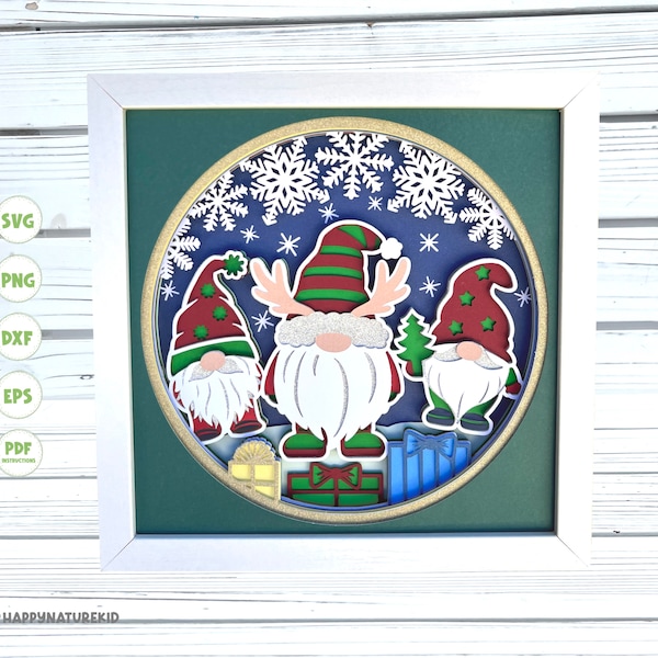 Christmas Gnome shadow box svg, 3d Gnome svg, Shadow box svg, 3d layered svg, 3d mandala, Svg files for Cricut, Shadow box, Gnome svg Christmas Gnome shadow box svg, 3d Gnome svg, Shadow box svg, 3d layered svg, 3d mandala, Svg files for Cricut, Shadow box, Gnome svg