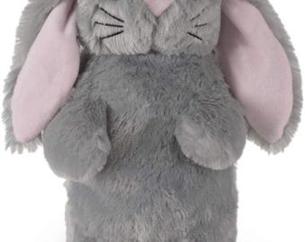 Bunny hot water bottle with 2 litre rubber bottle
