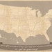 United States Travel Maps - Printable USA Travel Map Instant Download - 24"x36" US Wall Art - 2 ...