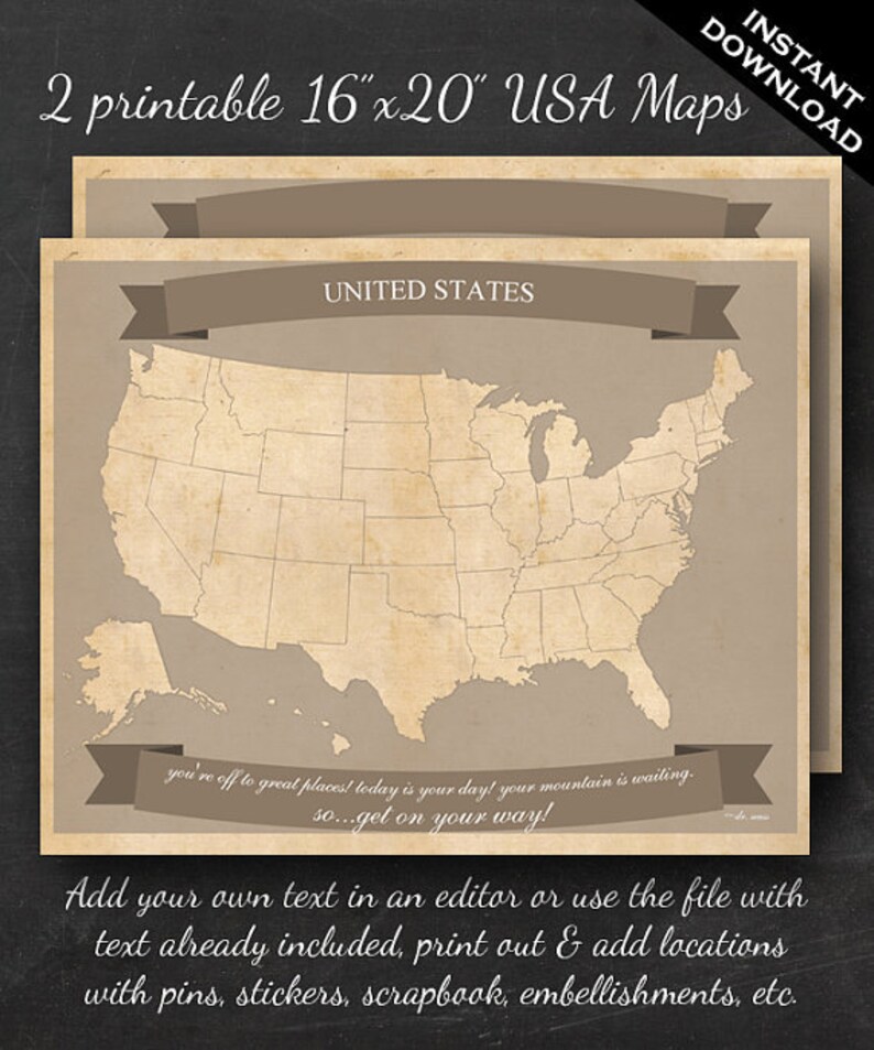 United States Travel Maps Printable - Il 794xN.611188753 4jcm 