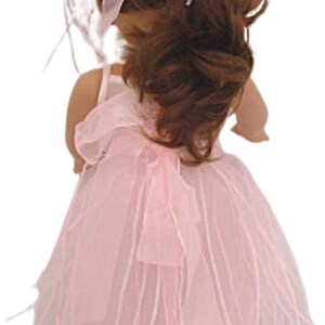 CLOSEOUT Pink Fairy Petal Ballerina Dress w/Slippers for American Girl Size Doll image 2