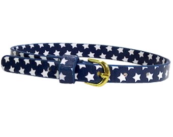 CLOSEOUT! Navy with White Stars Belt fits 18" American Girl Size Doll