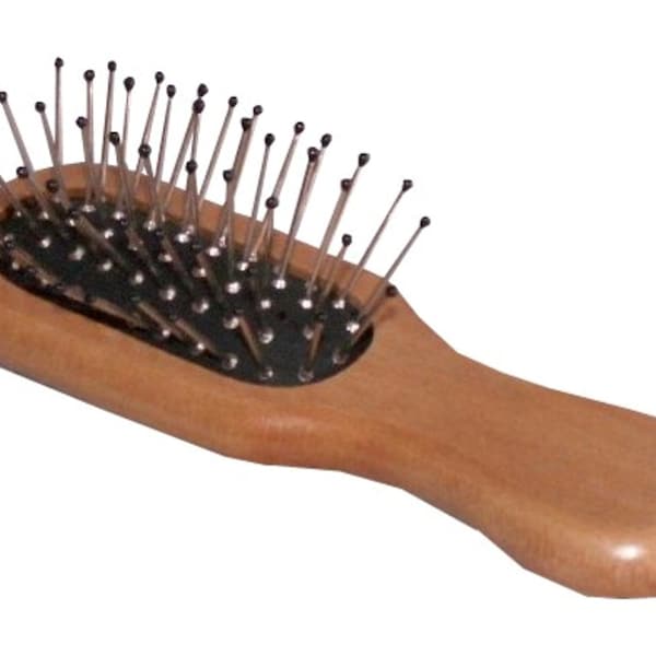 Wood Hair Brush Designed for Most Dolls - for 18" American Girl Size Doll