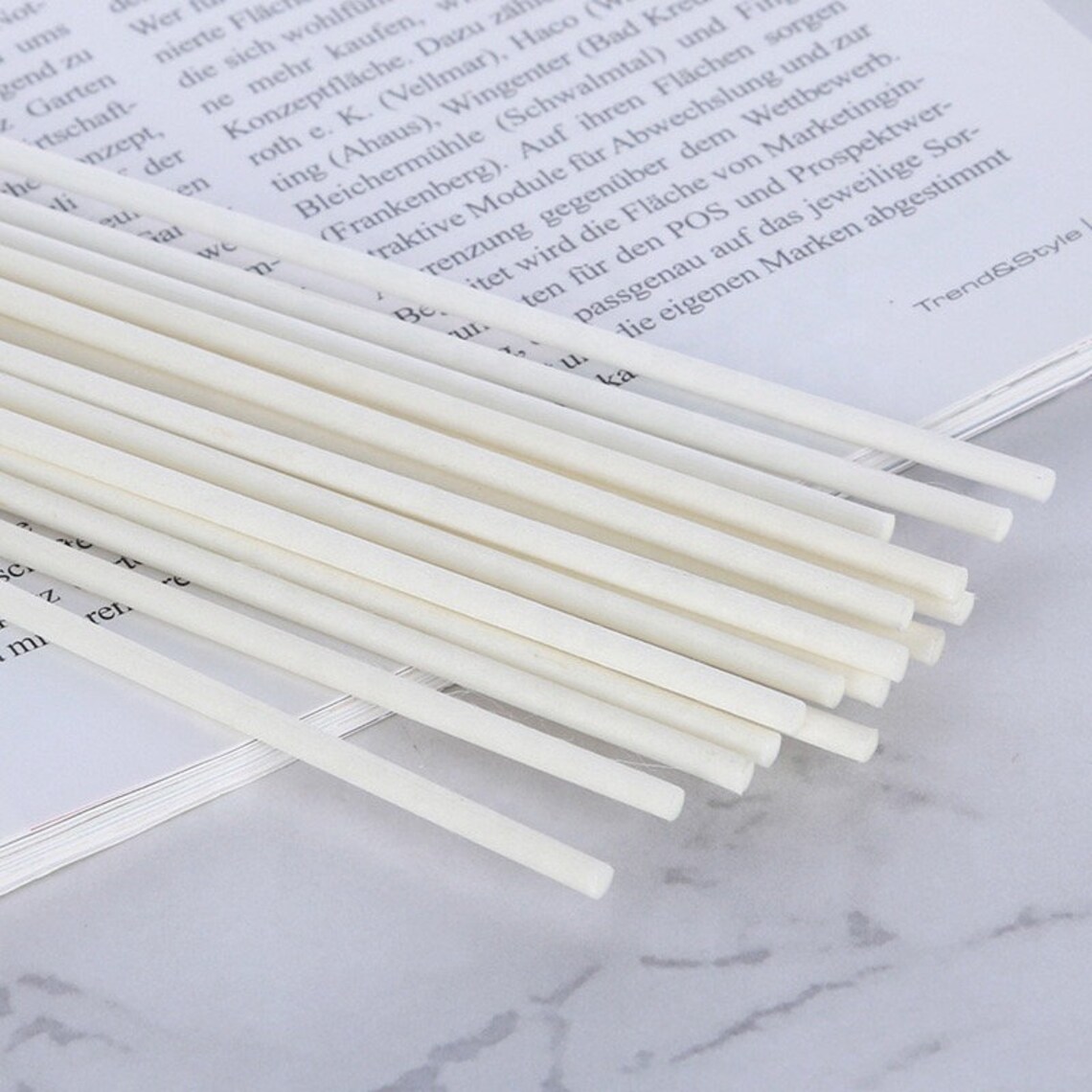 Rattan Fiber White Reed Sticks 25pcs for Diffuser 24cm X 3mm Etsy UK