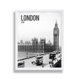 London Print Old Photo Art Print World Travel Prints England Wall Art Black and White Photography Apartment Decor Parliament Travel Memories