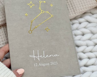 Vegan leather U-book cover Zodiac