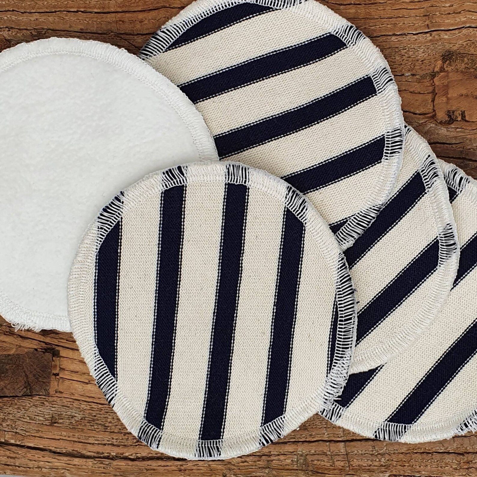 5 Extra large washable cotton pads made of organic cotton in Etsy