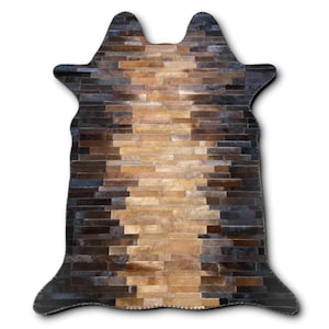 Cowhide Patchwork Rug