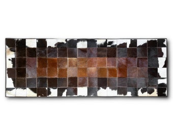 Unique & handmade cowhide runner rug 60 x 160 cm