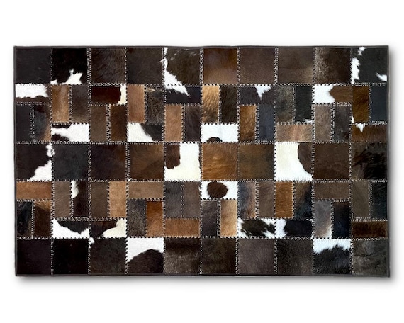 Kuhfell Läufer-Teppich 120 x 200 cm