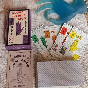 Tarot Nouveau Jeu De La Main 1966 Grimaud raro