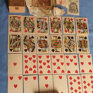 Playing cards vintage Great Mogul turnout Made in Belgium rare