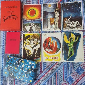 Tarocchi Guttuso anni 80 edizione moda90