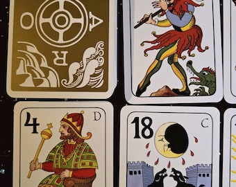 Prager tarot Stuart Kaplan 1980 only cards rare