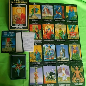 Tarot von Sandro Pipino 1991 Italcards mit Autogramm, hrsg. begrenzt selten