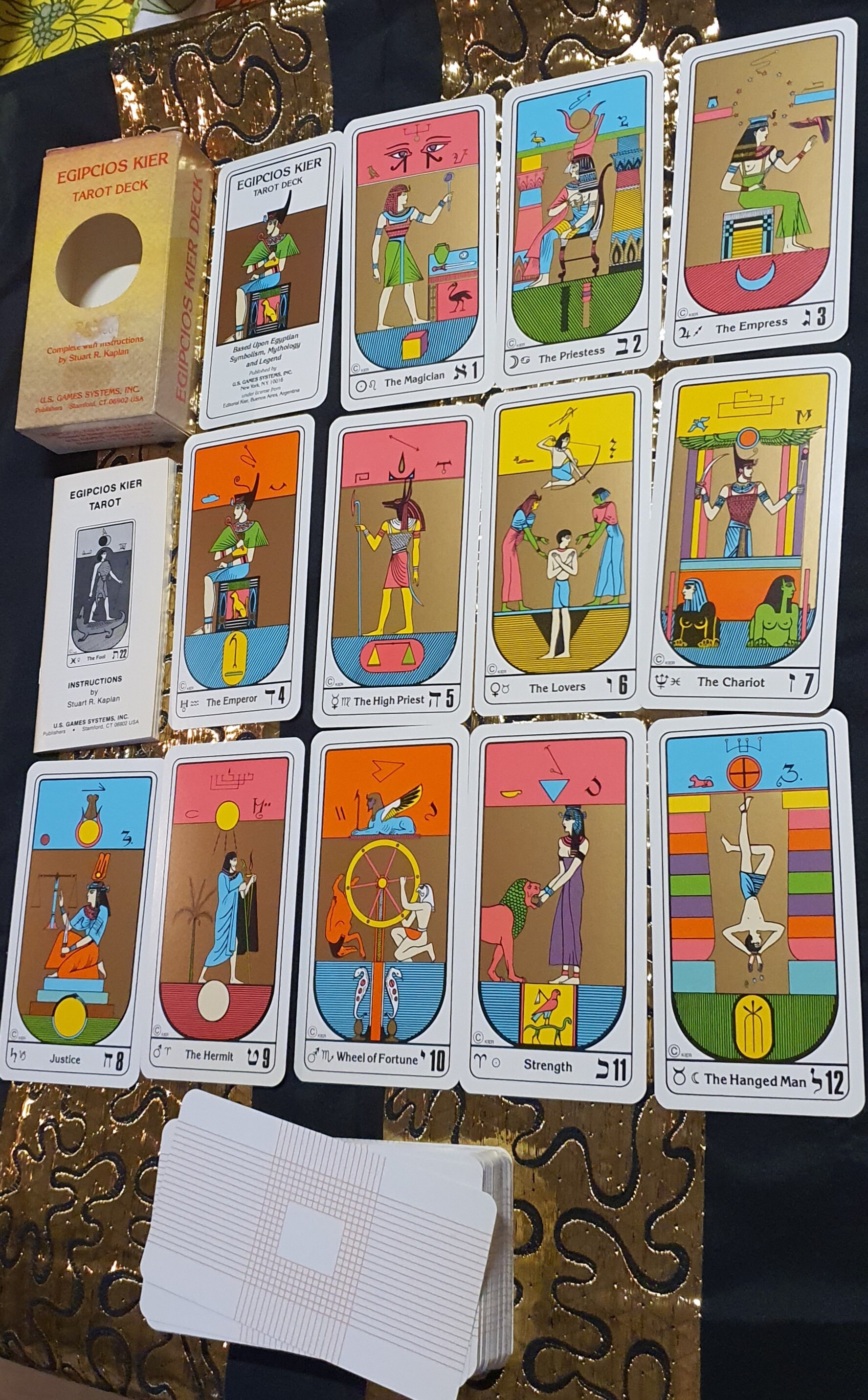 Egipcios Kier Tarot Deck 1984 US Games Systems Rare - Etsy